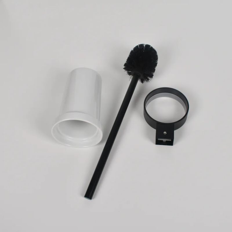 Brass Gold Toilet Bowl Cleaning Brush and Holder Set Toilet Brush Holder Set for Bathroom