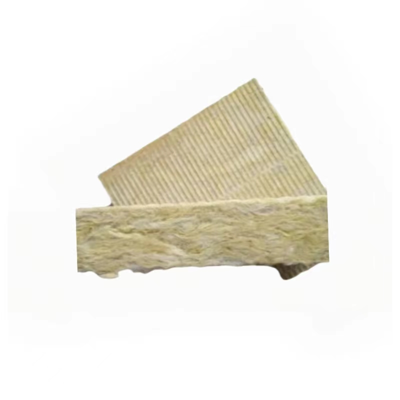 External Wall Insulation 30-100mm THK Soundproof Rock Wool Panel for Building Thermal Insulation