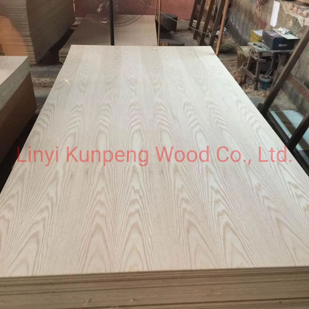 Natural Beech/Okoume/Oak/Teak/Sapeli Veneer Faced/Laminated MDF Board for Furniture