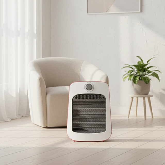 Portable Dual-Tube Quartz Heater with Custom Temperature Settings