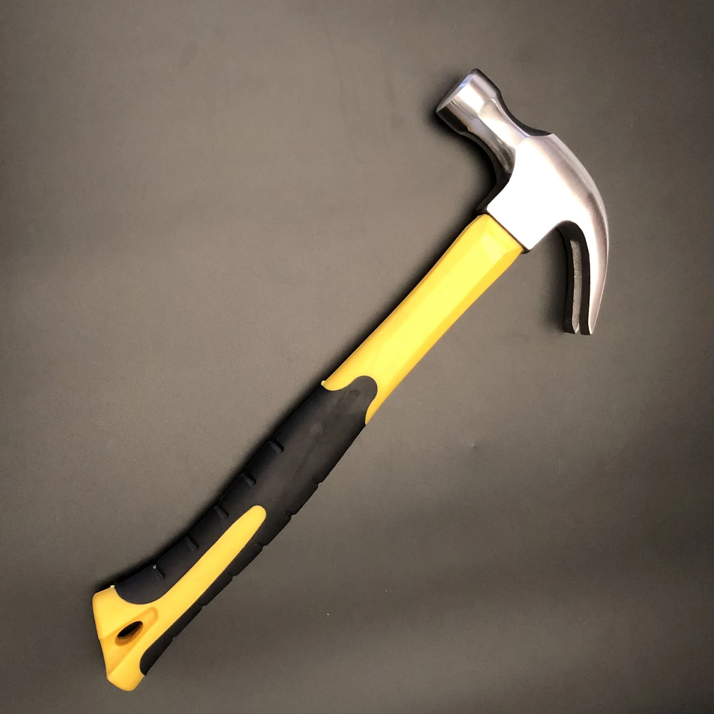 English Conical Claw Hammer for Two-Tone Mirror Casting with All Plastic Covered Handle