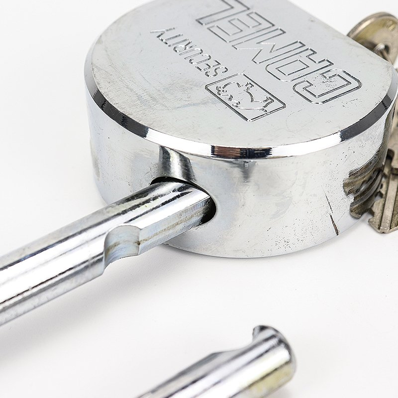 Custom Sample Available High Safety Pad Locks Anti-Theft Stainless Steel Round Disc Padlocks
