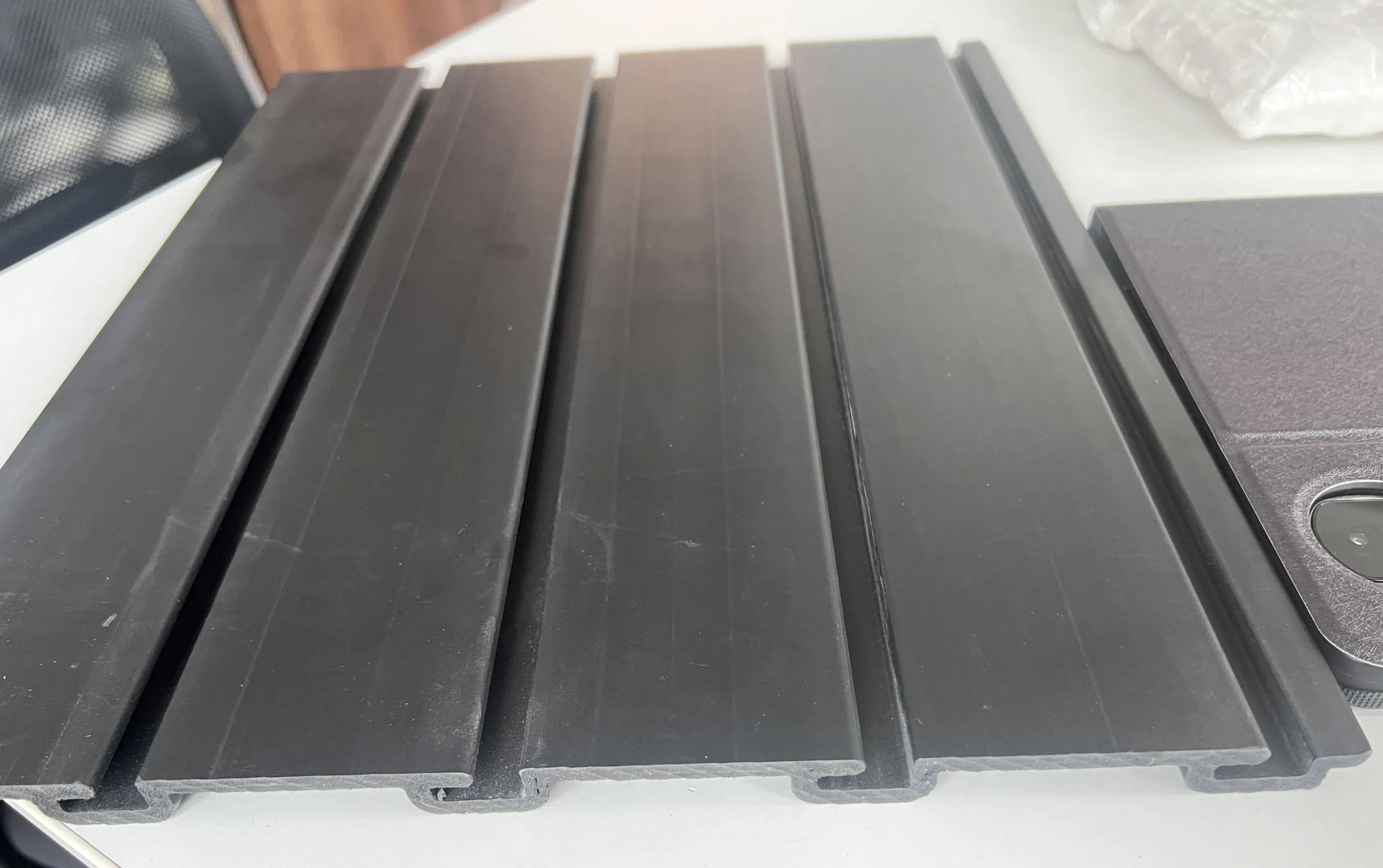 WPC Slat Wall Panels for Shop Cabinet Storage