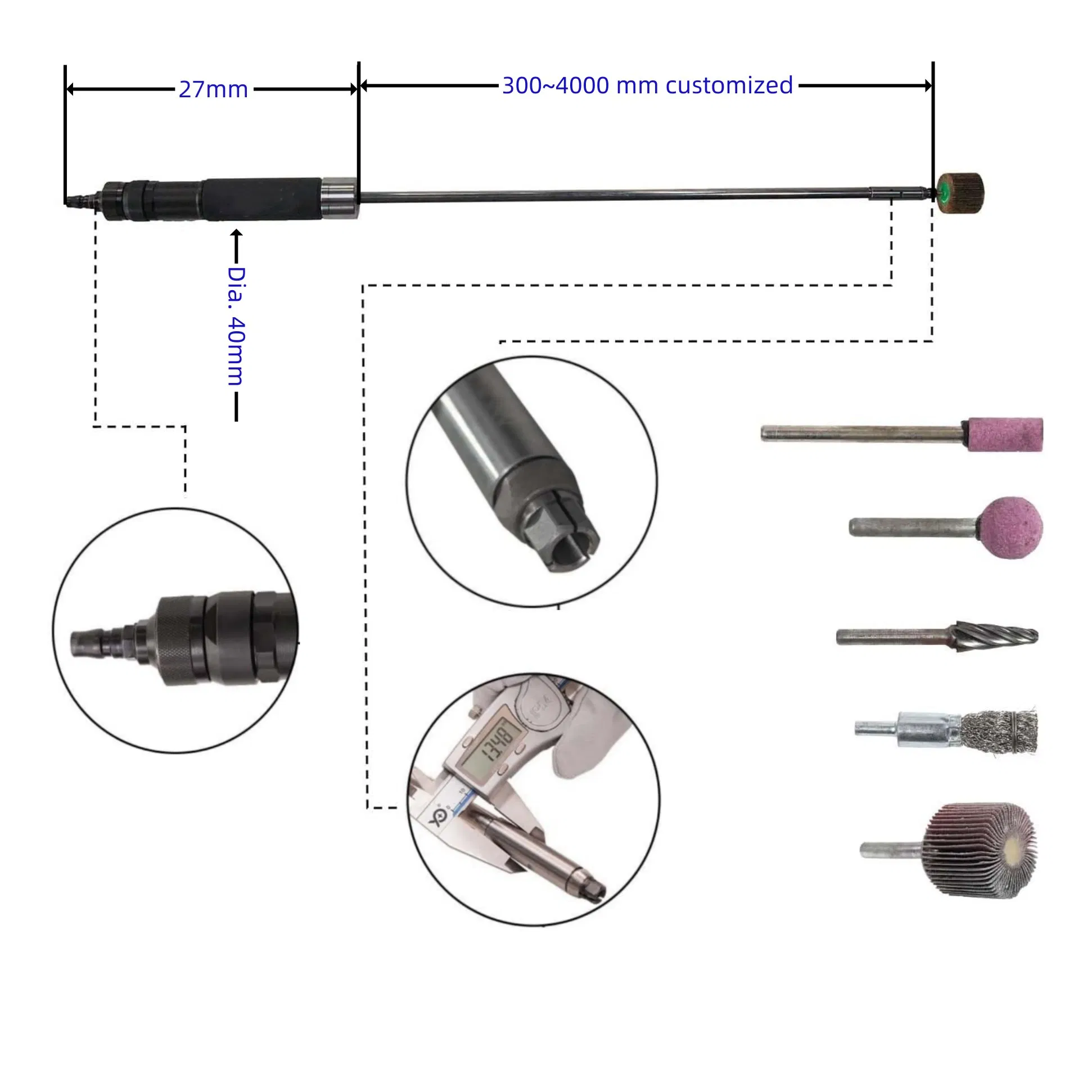 Пневматическая шлифовальная машина 20000 об/мин