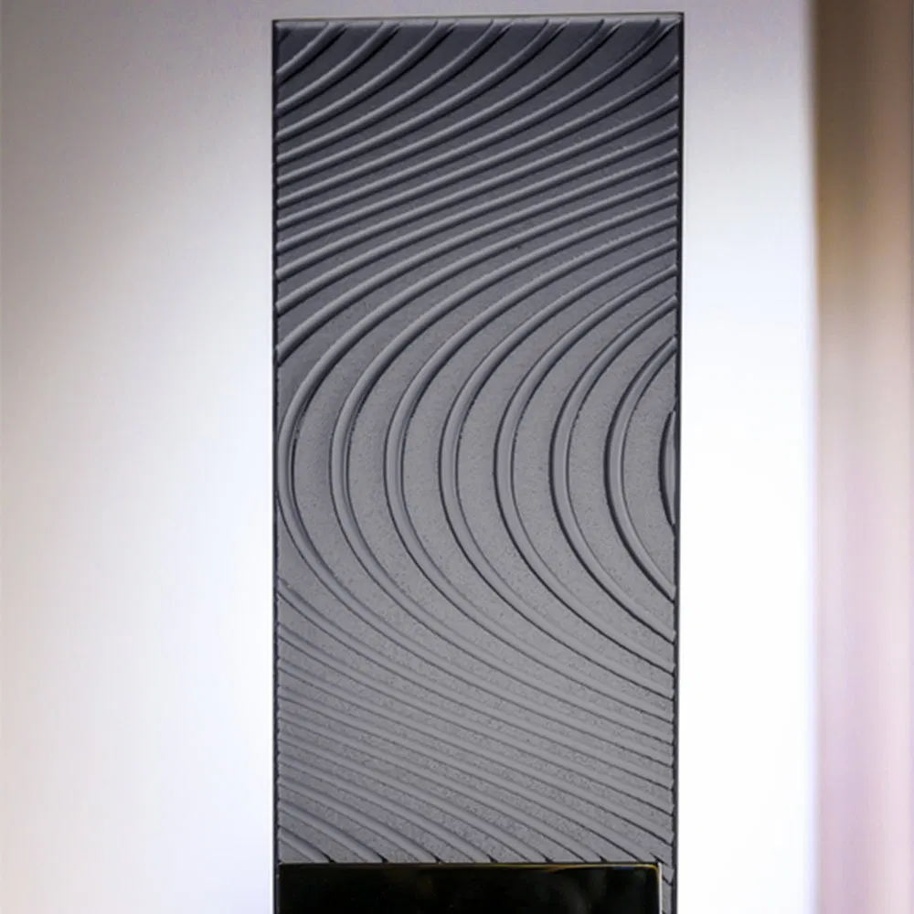 6mm Wholesale Fused Pattern Glass for Home Decoration (MR-SJ-2003)