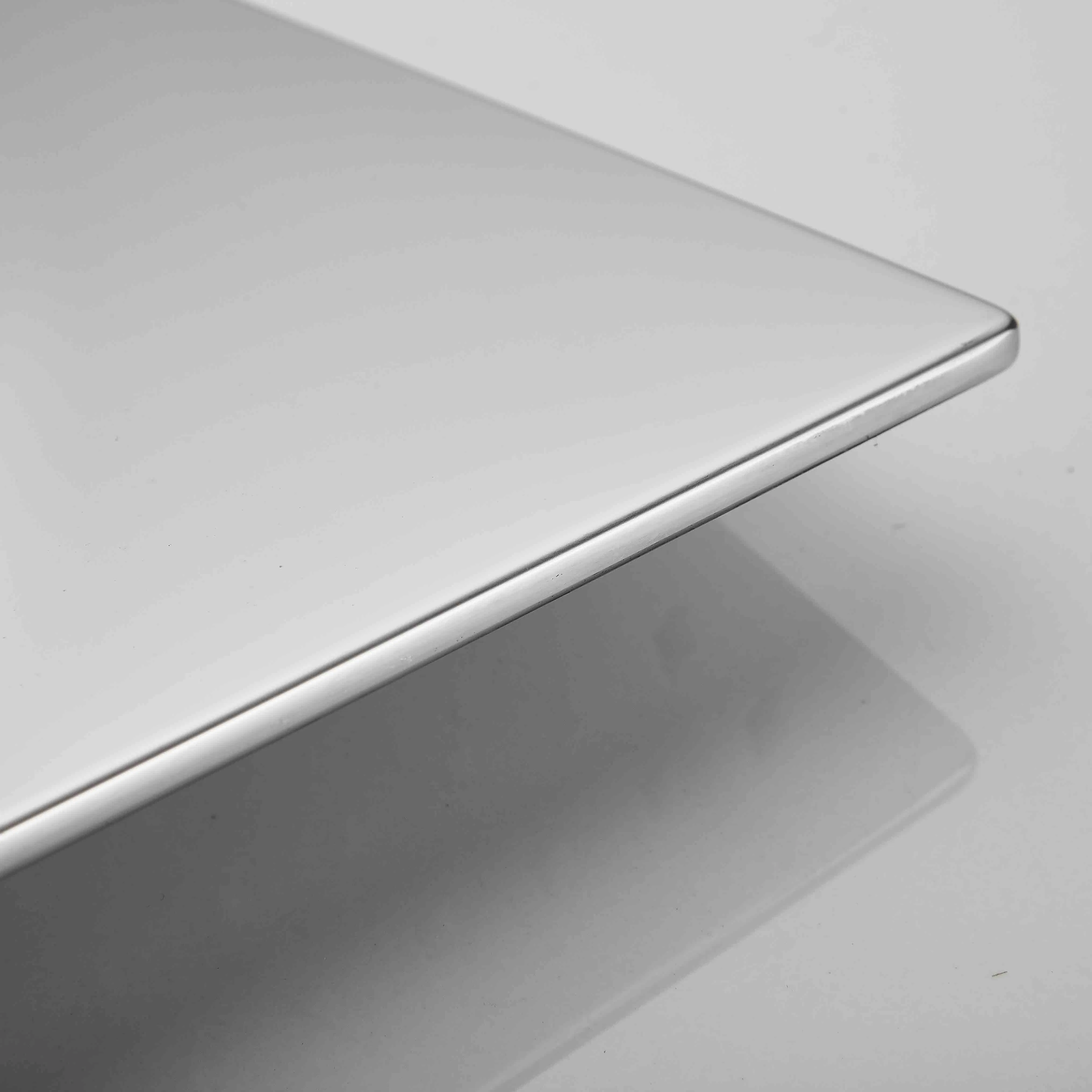 Huadiao 2021 Brush Stainless Steel Rain Shower Head High Pressure Waterfall Showerheads Square Design for Bathroom