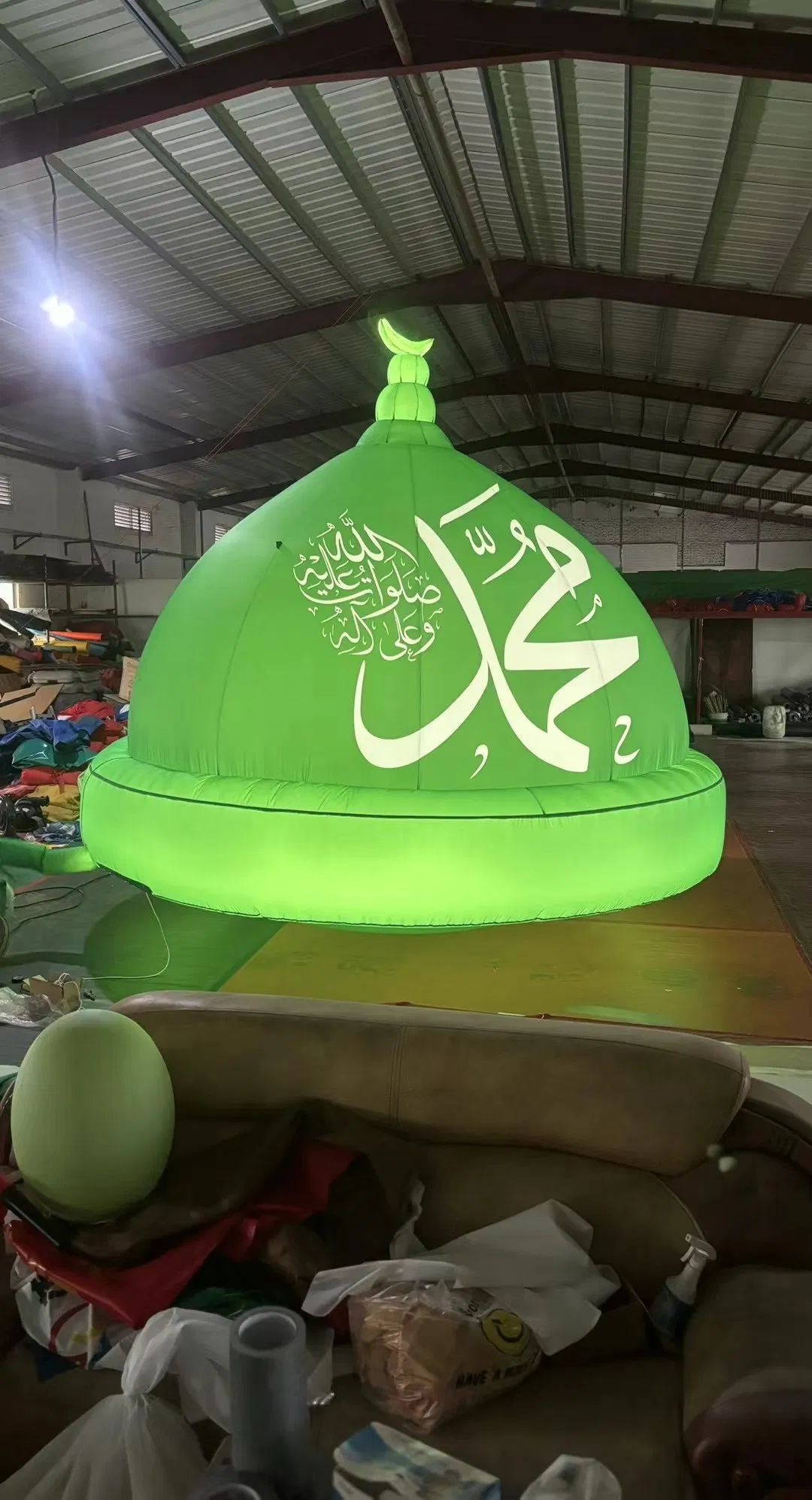Boyi Inflatable Mosque Balloon Inflatable LED Mosque