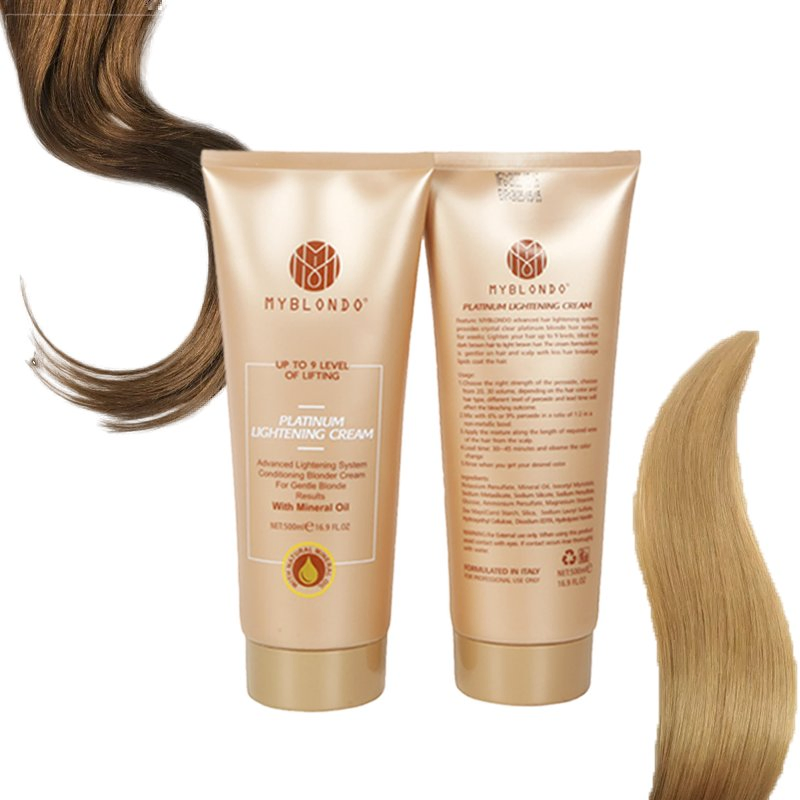 Bleach Cream for Blonde Hair Korea Italy Professional Salon Hair Product Supplier Wholesale Dye Bleach