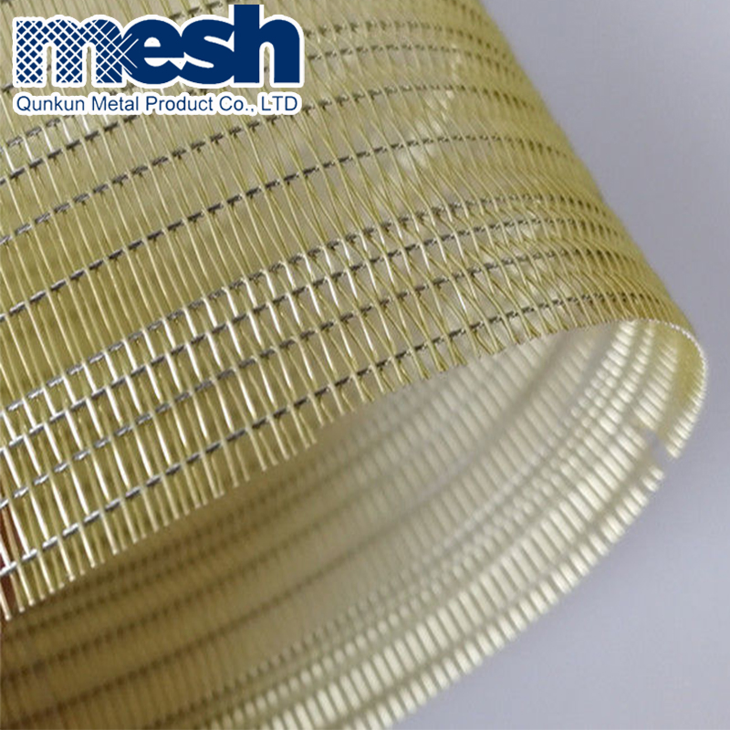 Security Tempered Laminated Glass Metal Mesh for Room Divider