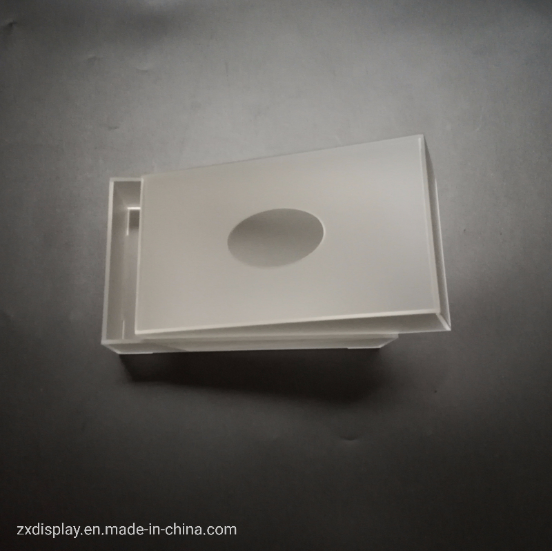 Frosted Acrylic Plastic Hand Towel Box Holder Desktop Take out Paper Towel Tissues Box