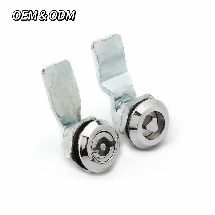 Zinc Alloy Door Lock Double Bit Cam Lock Quarter Turn Can Lock