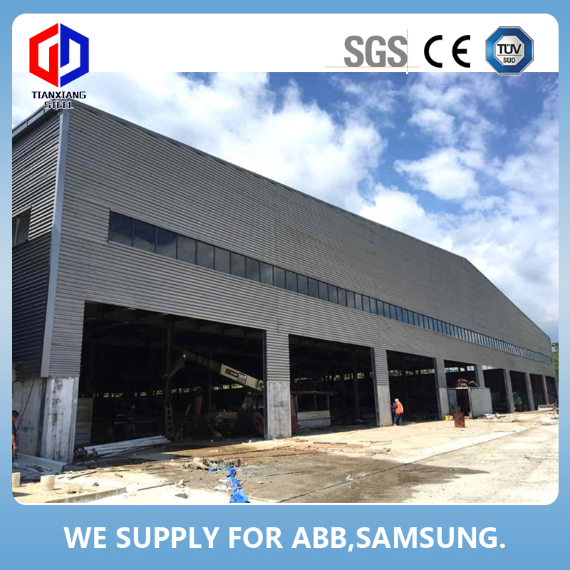 Steel Structure Warehouse Workshop Bridge Dairy Cow Farm Structures Prefab Warehouse