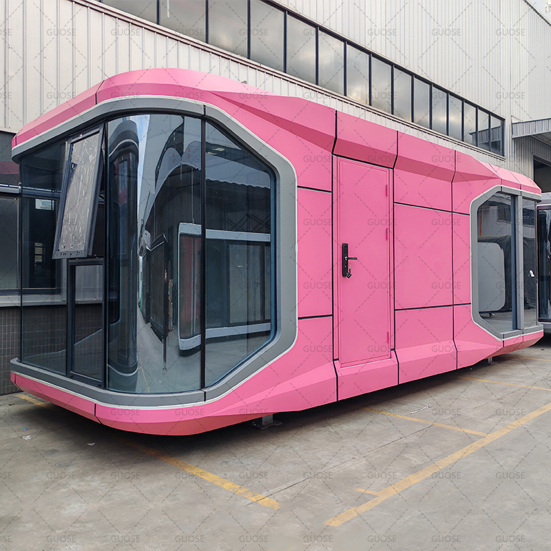 Luxury Camping Modular House Living Balcony Container Modular Prefabricated House Prefab House Tiny House Capsule House