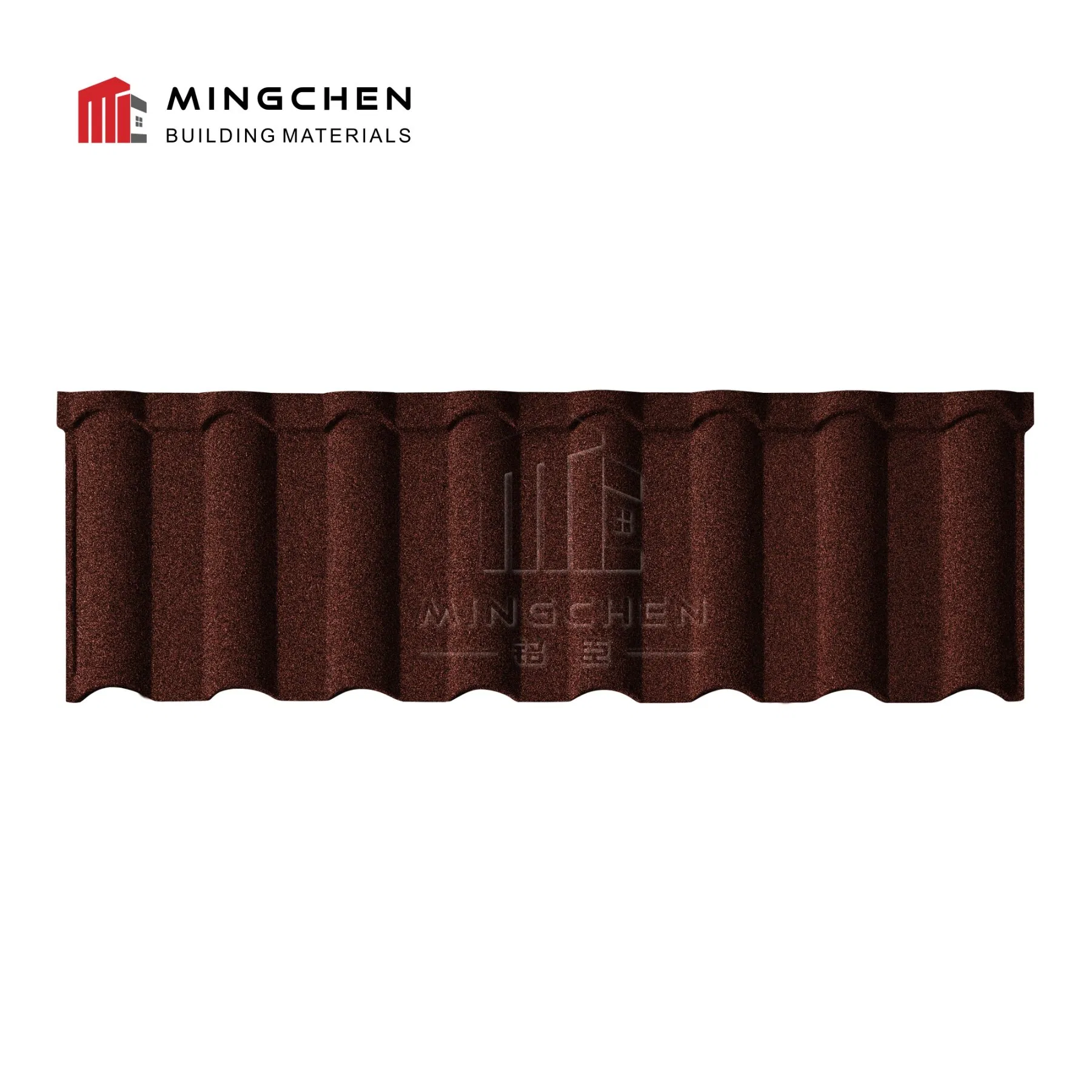 Каменная черепица Milano: стальная кровля с цветным покрытием