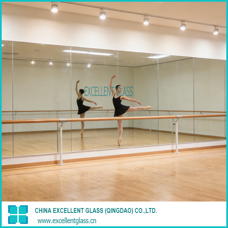 Large Size Wall Decor Mirror - Impact-Resistant Tempered Glass Mirror for Mall Office Decoration