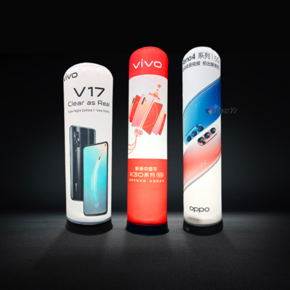 OEM ODM Custom Logo 2.5M 3.5M 4M 5M Air Tube Stand Column Inflatable