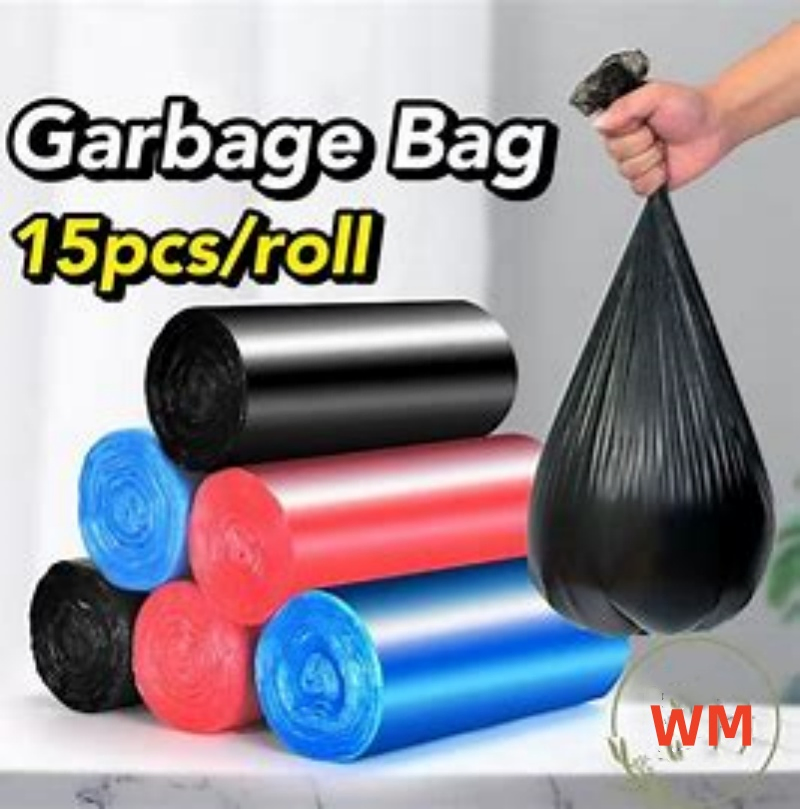 Прочные мусорные пакеты с завязками, 1-120 л