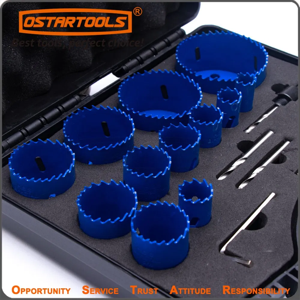 Bi-Metal Hole Cutter Set for Wood and Metal Cutting