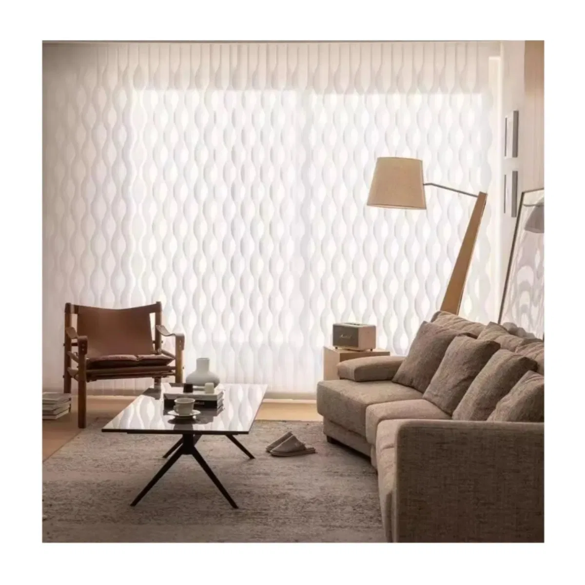 Custom Size Curtain Manual Insulated Window Blackout Vertical Blind for Sliding Door