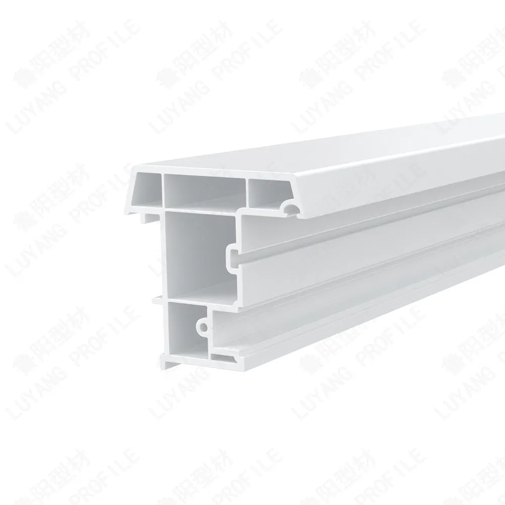 White Clear Plastic Extrusion Profiles PVC UPVC Profile for Windows & Doors