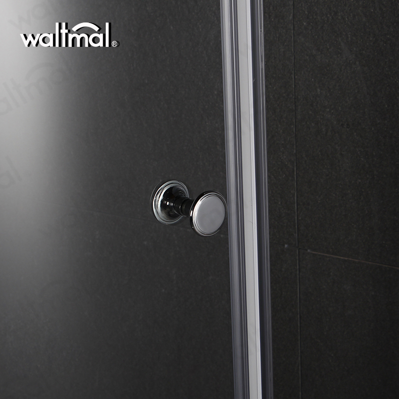 Single Stainless Steel Frameless Hinge Shower Door