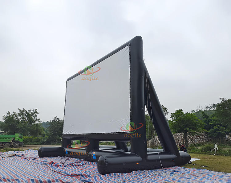 Professional Inflatable Outdoor Party Theater Custom Inflatable Outdoor Movie Screen Projection