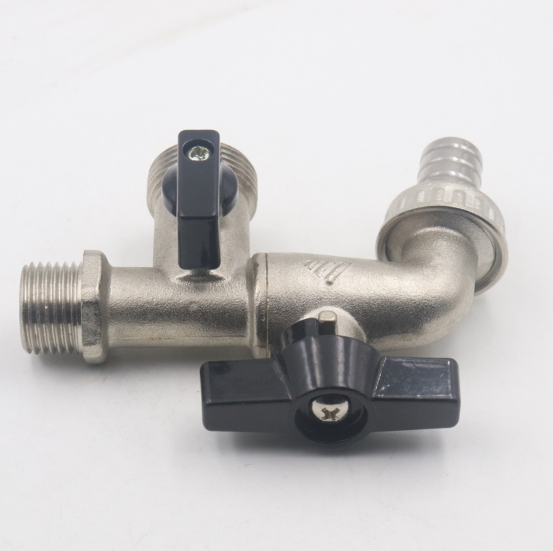 Garden Hose Brass Bibcock Valve Water Tap with T Handle