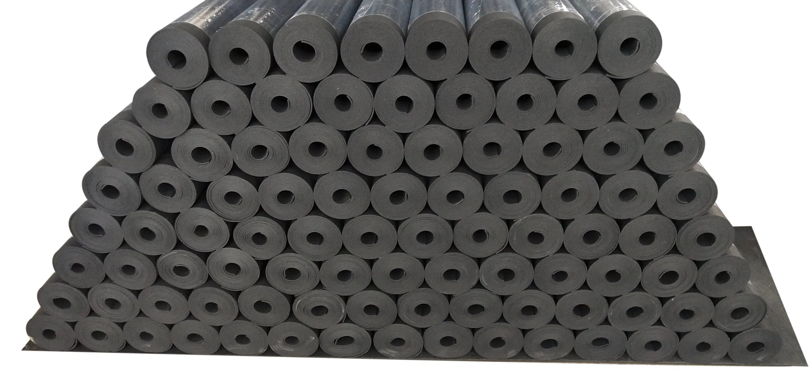 High Quality Sound Insulation Mat Black SBR Soundproof Underlay Rubber Roll Acoustic Floor