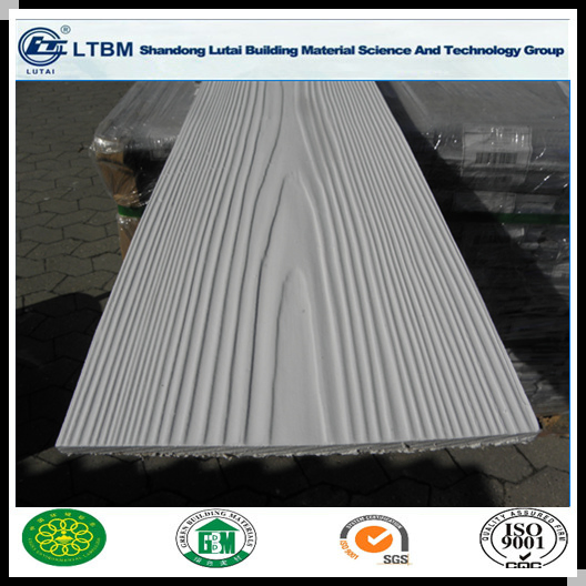 12mm Waterproof Wood Grian Fiber Cement Cladding Wall Panel