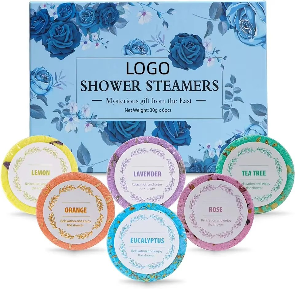 Handmade Vegan Aromatherapy Shower Steamers Set for Self Care Shower Steamers