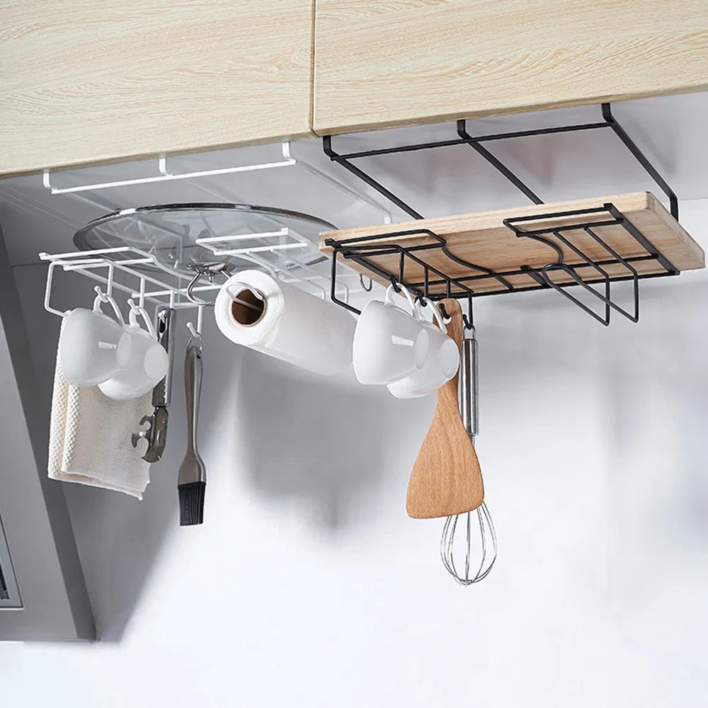 Simple Kitchen Cabinet Hanging Basket Hanging Storage Rack