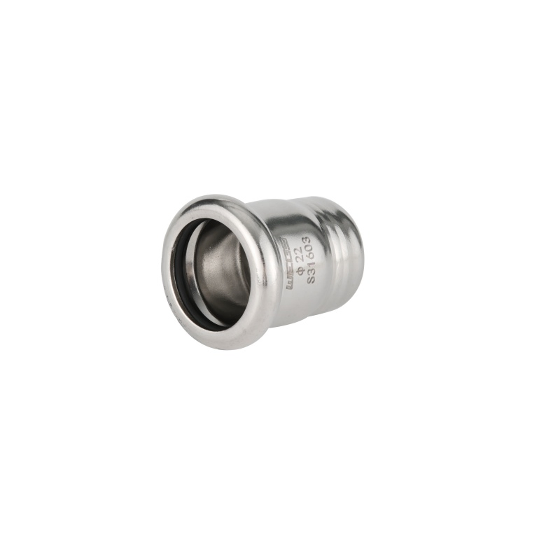 Inox Pipes and Fittings 304 316L Coupling Caps Stainless Steel