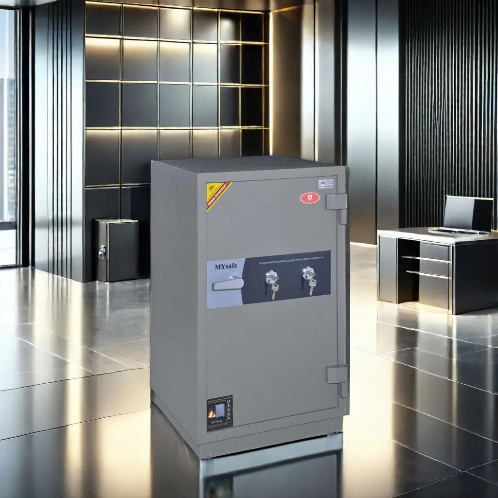 Key Lock Fireproof Safe Box Electronic Safe Security Usage for Home Hotel Storage Fire Resistant Safe Secure Storage