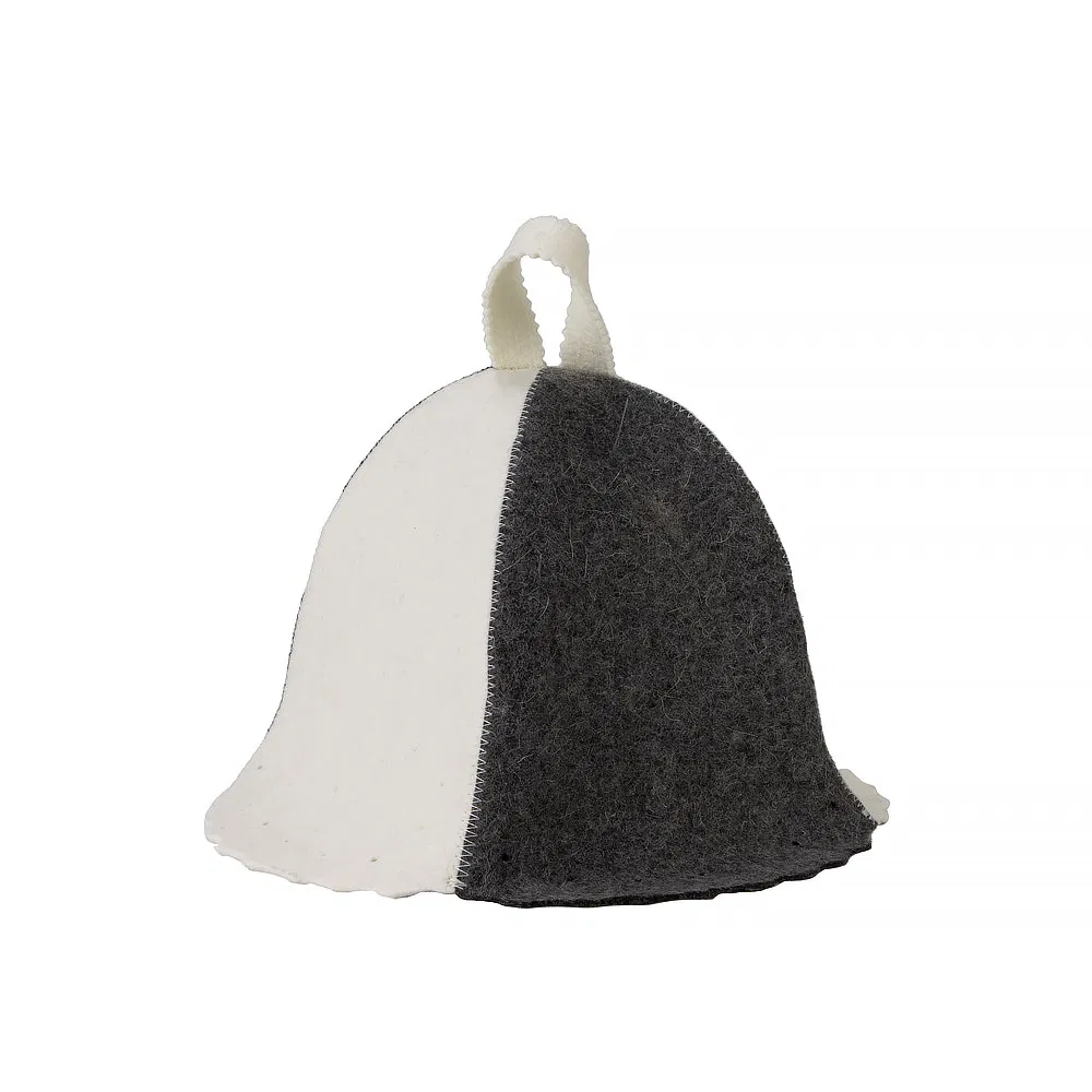 Felt Bath Hat Wool Sauna Hat Thickened Absorbent Bathroom Sauna Hat Protect Hair for Women and Men