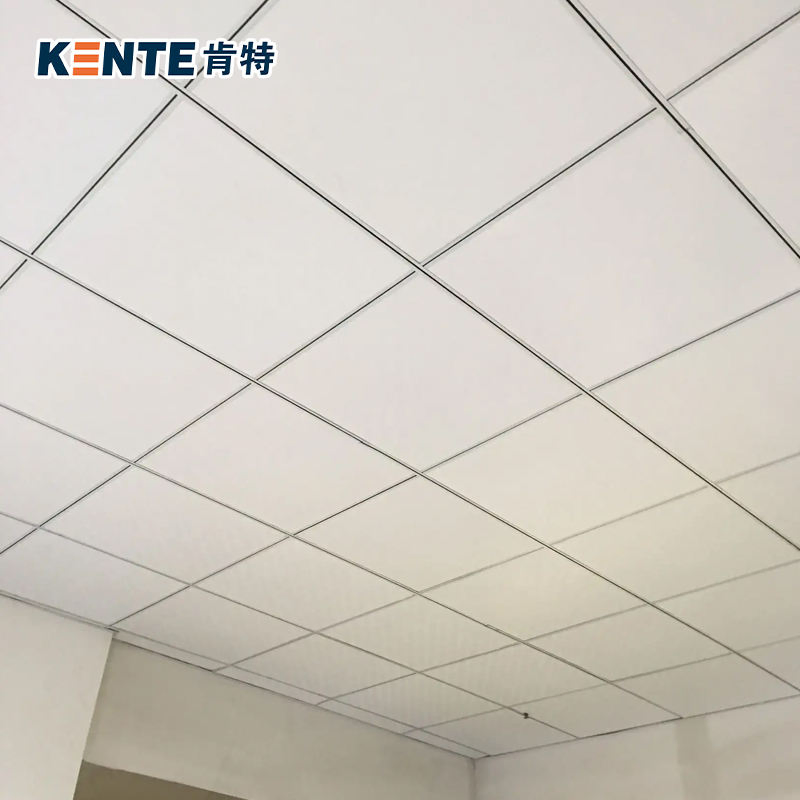Kente Modern Design Acoustic Square Mineral Fiber Ceiling Tiles