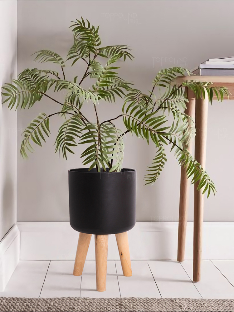 Iron Colorful Planter Pot for Home Deco and Storage
