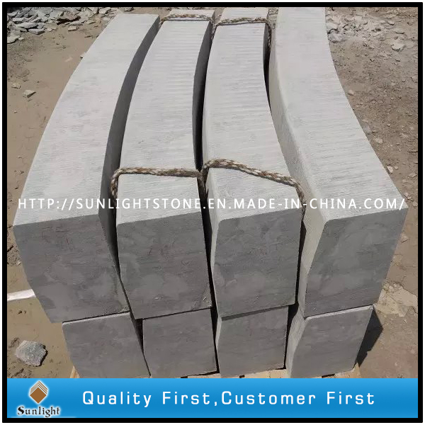 Natural Stone Flamed/Honed/Tumbled Bluestone Limestone for Paving