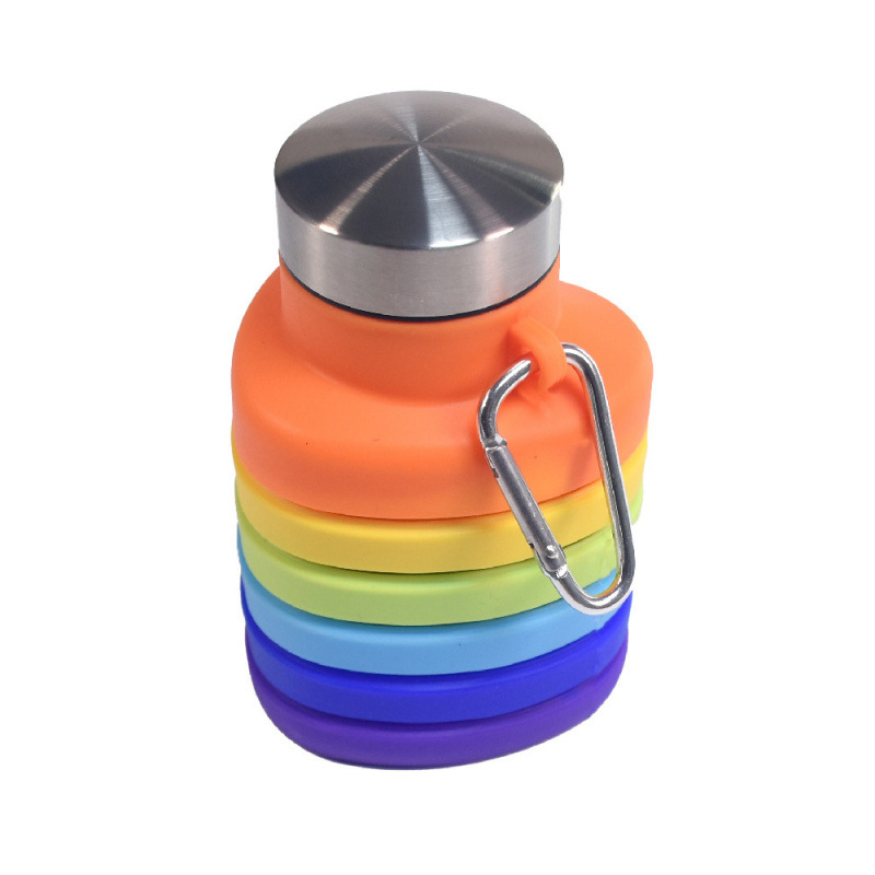 Food-Grade Silicone Folding Bottle