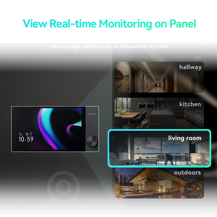 Leelen 10.1 Inch Whole House Smart Control Third-Party Software Implantation Multi-Functional Touch Screen Control Panel