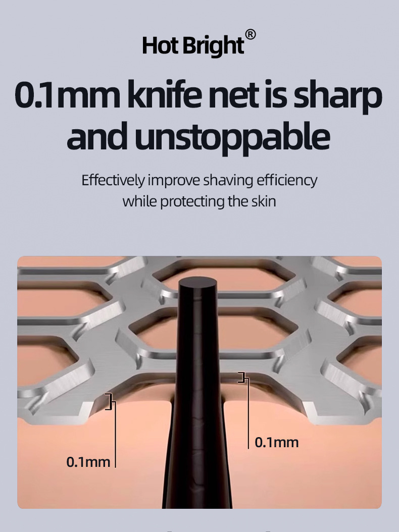 New Reciprocating Electric Shaver Travel Compact Mini Shaver Electric Washable Household Double Ended Beard Knife