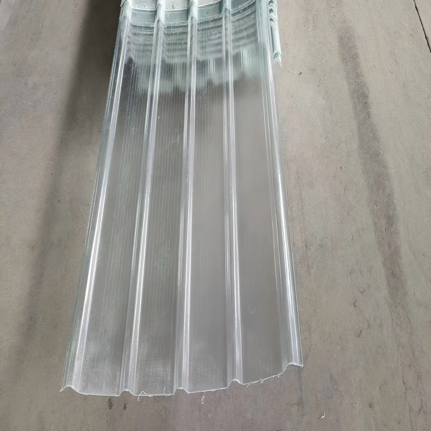 Fiberglass Corrugated Sheet FRP Transparent Panel Roof GRP Skylight Corrugated Panel