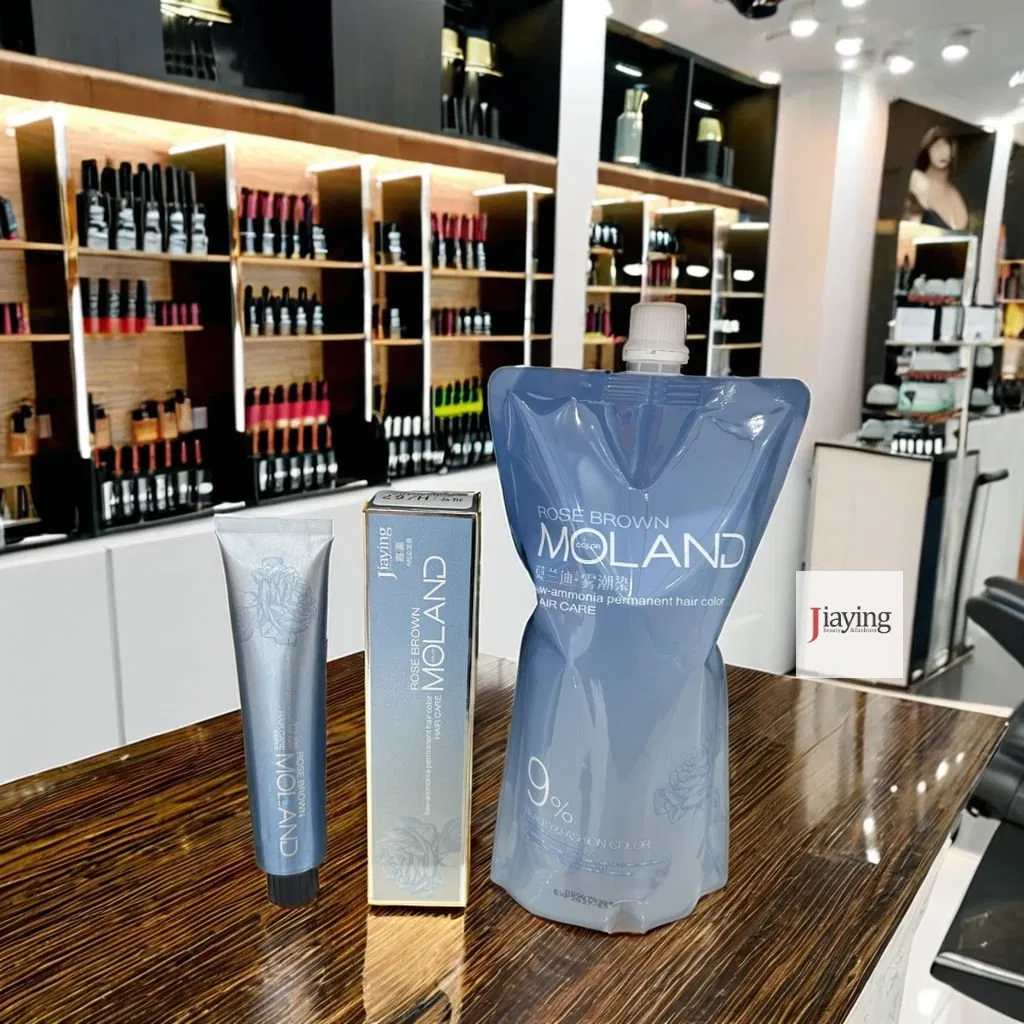 Factory Supply Salon Korean Macromolecular Pigment Professional Permanent Hair Dye Cream