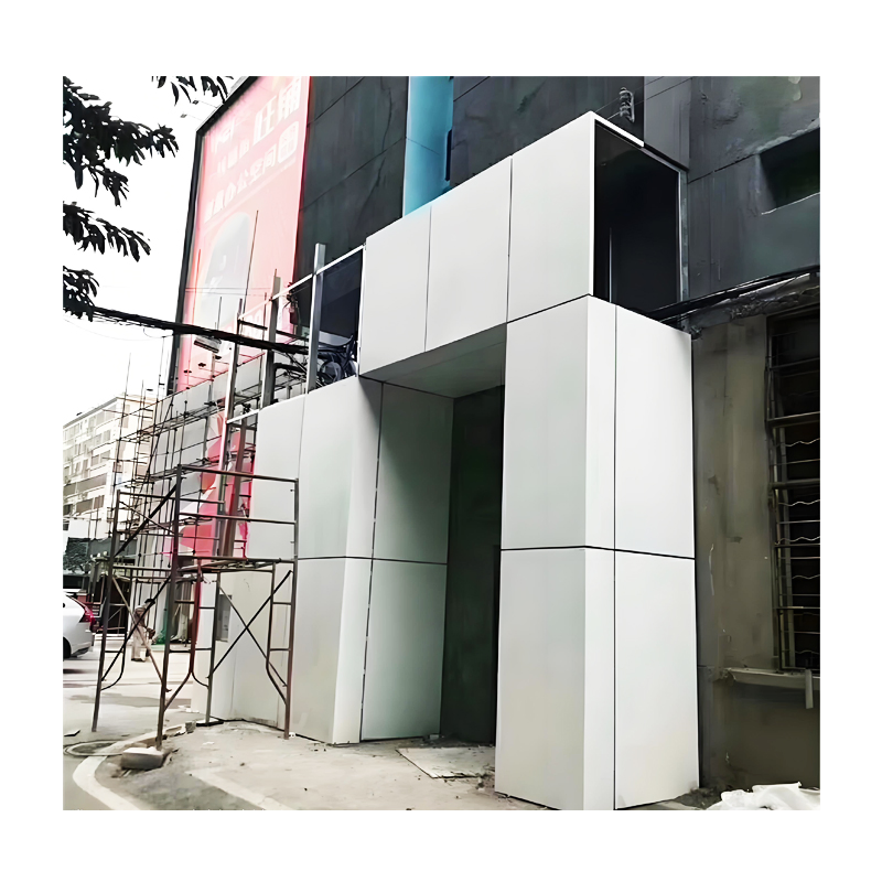 4mm Brushed Aluminium Commercial Kitchen Wall Panels PVDF PE Decoration	Materials