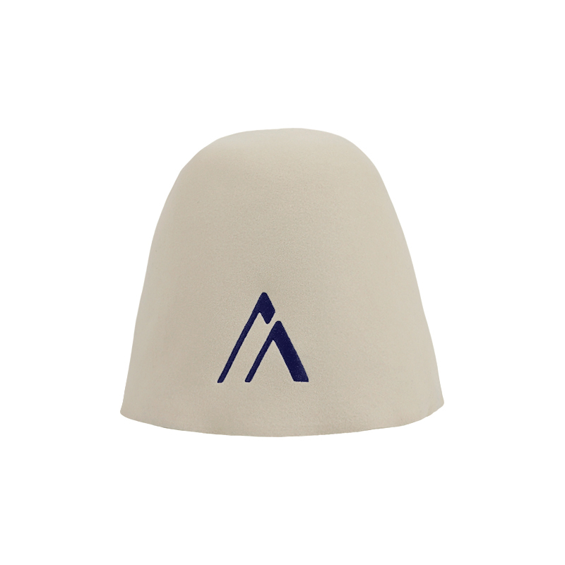 Colorful Sauna Hat 100% Merino Wool Sauna Caps Customized Logo Casual Applicable Sauna Hats