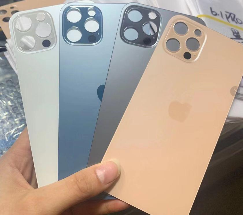 Battery Housing with Big Hole Back Glass for iPhone Xs/Xr Back Cover Rear with Logo Replacement.