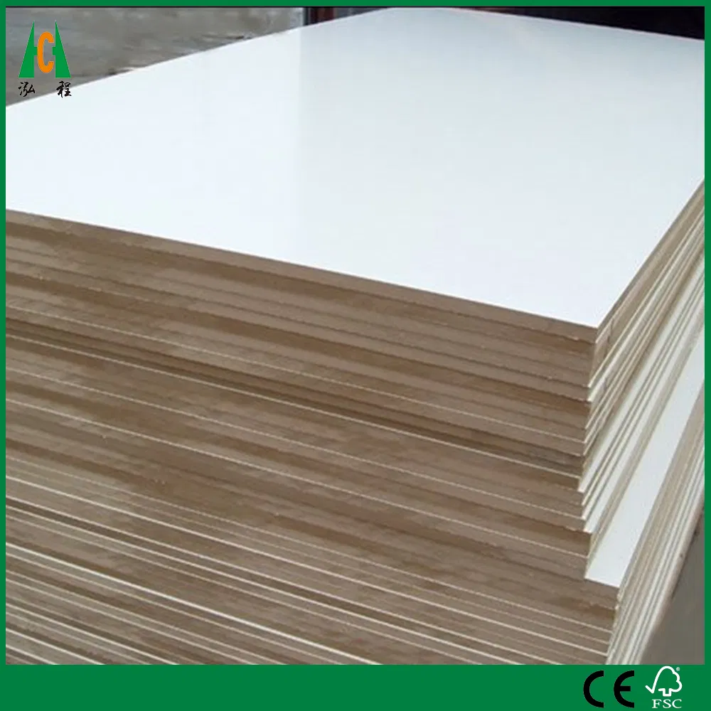 Embossed Melamine Plywood with Wood Grain Color