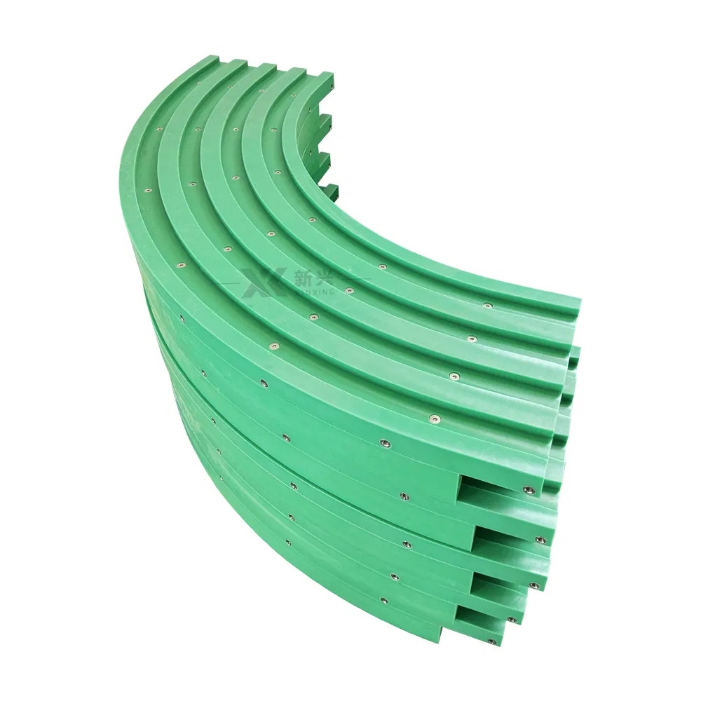 Plastic UHMWPE or HDPE Chain Profiles Guode Rail