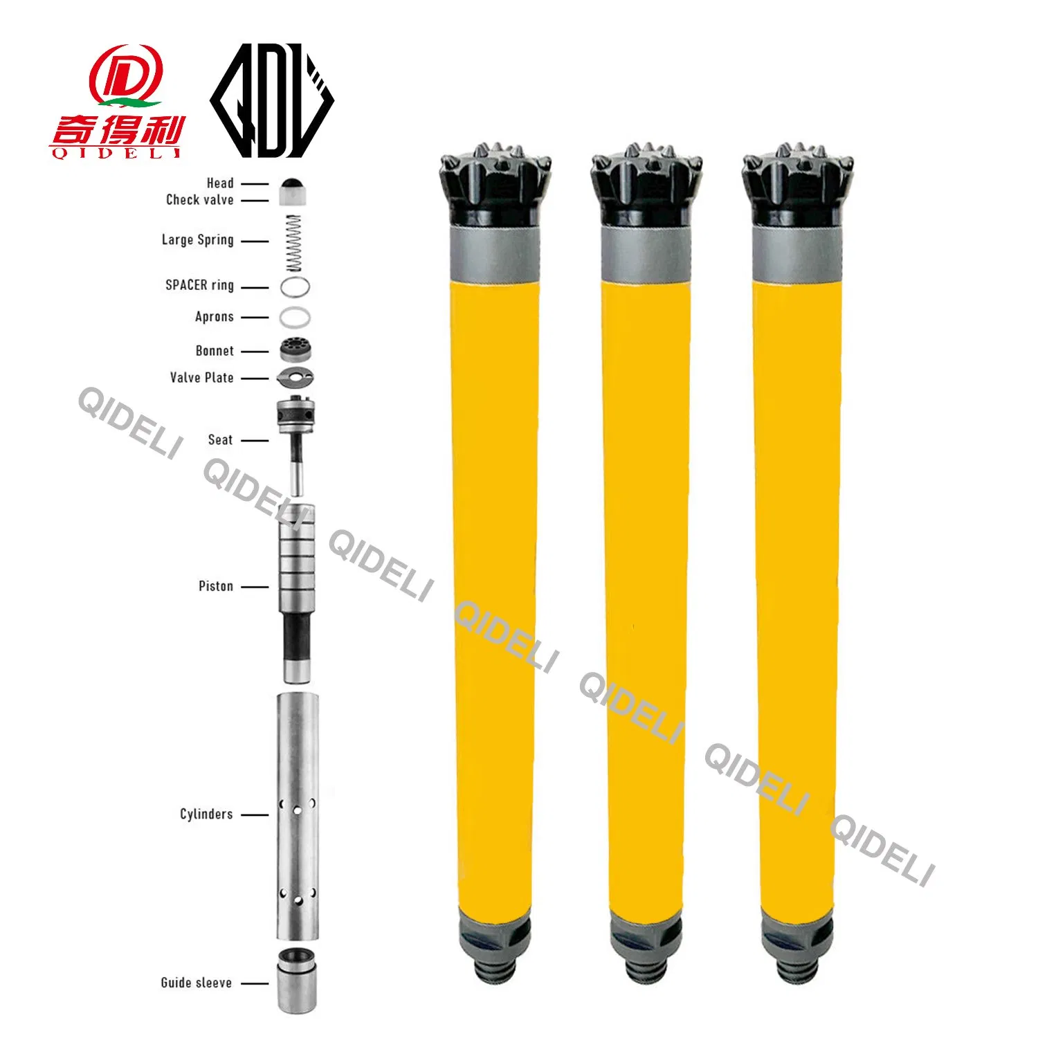 CIR Hammer Low Air Pressure DTH Hammer for Water Well & Mining