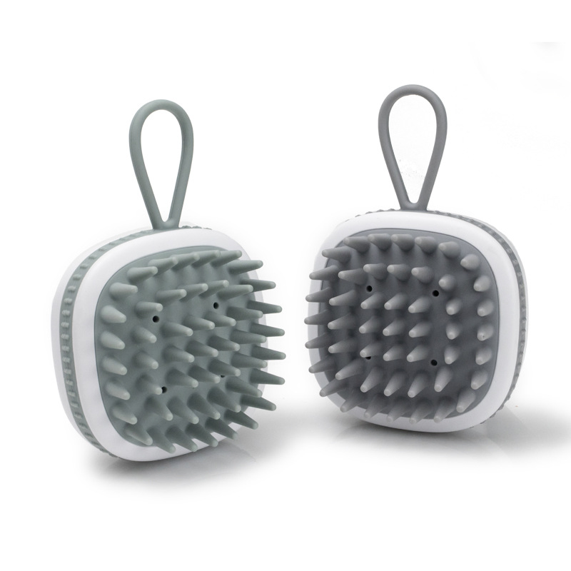 Scalp Massager Shampoo Brush Wet and Dry Hair Scalp Silicone Brush