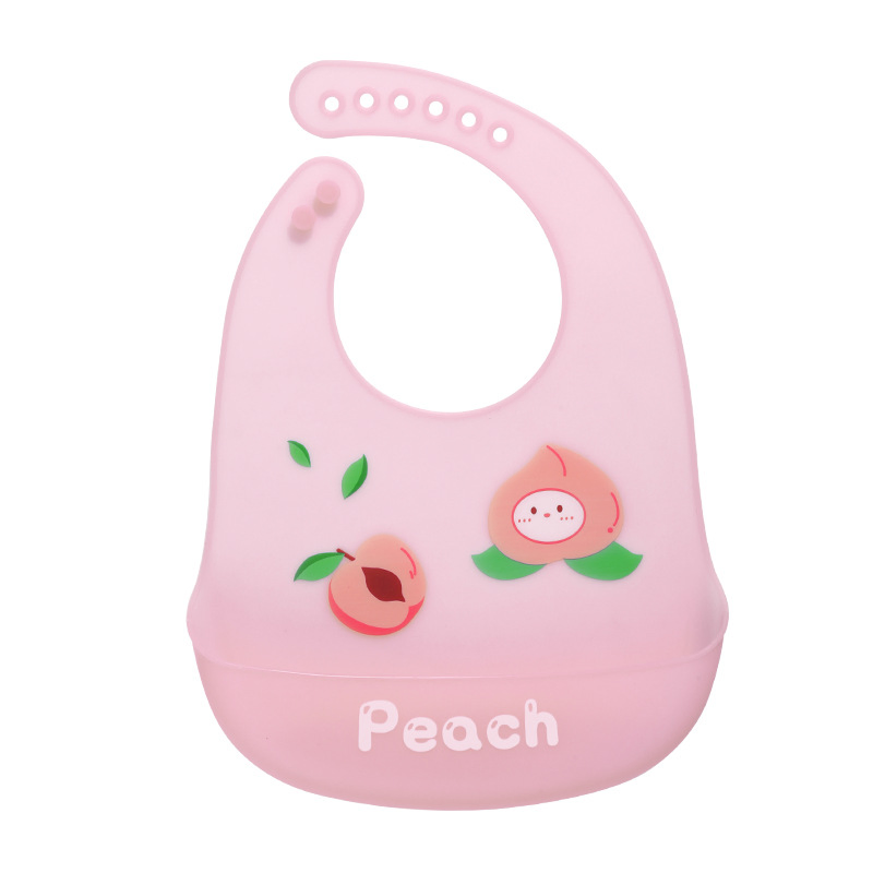 Hot Selling Baby Silicone Soft Waterproof Food Grade Dental Bibs